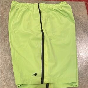 New Balance Men's Neon Green Athletic Shorts